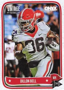 2024 Onyx Authenticated Vintage Football, Dillon Bell, Georgia - Bild 1 von 2