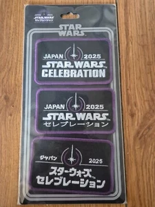 Star Wars Celebration Japan 2025 Logo Patch Pack - Bild 1 von 2