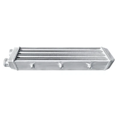 Same Side Intercooler Universal Aluminum Intercooler Overall:26"x7"x3.3" I/O 2" - Image 1 of 4