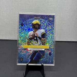 2023 Wild Card 5 Card Draw Stacked Deck Purple JJ McCarthy PRC SD-JM 1/2 - Bild 1 von 2