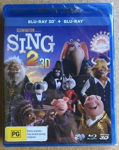 Sing 2 3D Blu-ray BRAND NEW SEALED - Picture 1 of 2