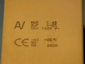 Arcotronics MKP C.4B 2uF Un-1000V Capacitor - Picture 1 of 4