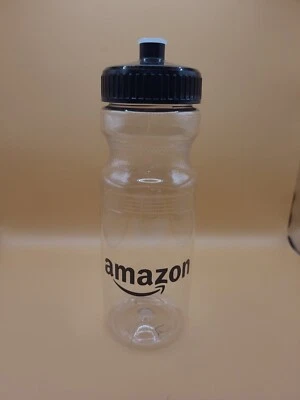 Garrafa de água de plástico transparente AMAZON 20 oz NOVA não usada - Imagem 1 de 4