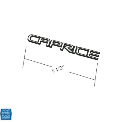 Chevrolet Caprice 1982-96 emblema negro/plateado GM Foto 1 de 2