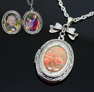 Collar Arco Floral Ovalado Medallón Regalo de Navidad - Imagen 1 de 16