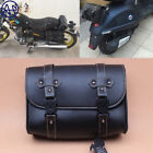 PU Leather Motorcycle Tool Sissy Bar Bag Saddle Bag Storage Luggage Saddlebag