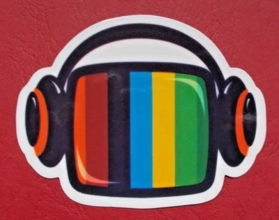 Sticker Decal Music TV Gloss-Optics Stickerbomb Skateboard Laptop - Image 1 of 2