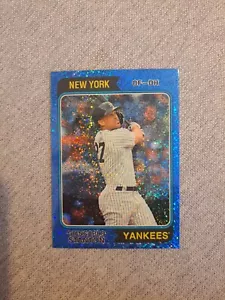 Giancarlo Stanton 2023 Topps Heritage Blue Sparkle #81 New York Yankees - Picture 1 of 3