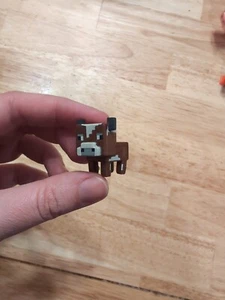 Minecraft Mini-Figures 1" Brown Cow Grass Series Action Figure Mojang - Picture 1 of 6