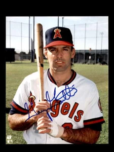 Gary Gaetti Signed 8x10 Photo Autograph Angels - Picture 1 of 2