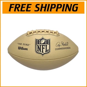 Official NFL 'The Duke' Football - Metallic Gold Collector's Edition for Adults - Picture 1 of 3