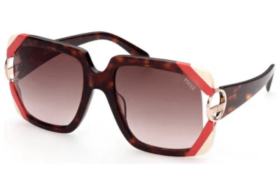 Gafas de sol Emilio Pucci EP159 56F Tortuga - ¡Nuevas con etiqueta, tela y estuche de marca! Foto 1 de 4