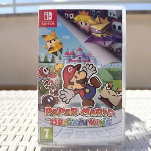 PAPER MARIO THE ORIGAMI KING NINTENDO SWITCH PAL MULTILINGUA COME NUOVO - Foto 1 di 4