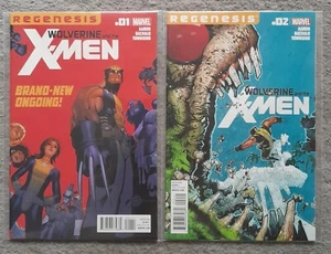 Marvel Comics Wolverine And The X-Men Regenesis 1 And 2 1st Print 2011 NM  - Picture 1 of 3