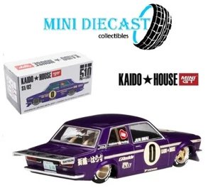 MINI GT KAIDO HOUSE DATSUN 510 PRO STREET OG PURPLE 1:64 SCALE - Picture 1 of 6