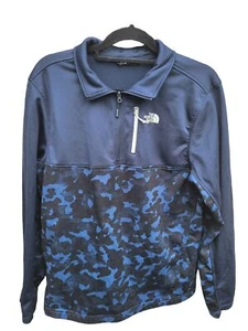 The North Face Pullover Felpa Uomo Media Manica Lunga Pullover Blu - Foto 1 di 4
