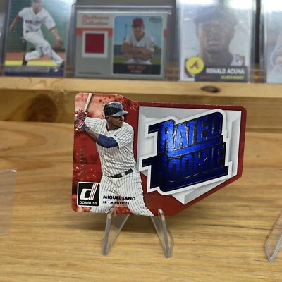 2016 Donruss Rated Rookies Die-Cut Blue #RRDCMS Miguel Sano /999 - Image 1 of 3