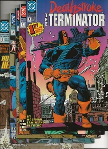 Deathstroke The Terminator #1,2,3,4,5,6,7  (DC 1991) ongoing series VF - Picture 1 of 10