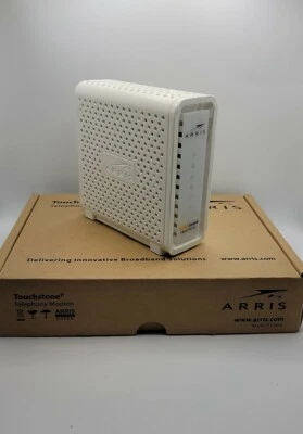 ARRIS Surfboard SBG6700-AC 300 Mbps 4 Port Cable Modem and Wi-Fi Router - Image 1 of 4