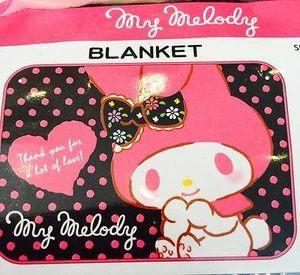 Sanrio My Melody New Soft Blanket w/button( 100% Authentic/Brand New) - Picture 1 of 4