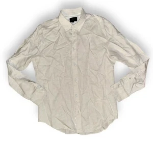 RAG BONE Fit 1 Tomlin Linen Cotton Button Up Shirt Off-White size L - Picture 1 of 8