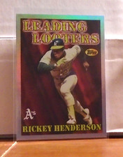 2023 Topps Archives: 1997 Topps Season's Best: Leading Looters-Rickey Henderson