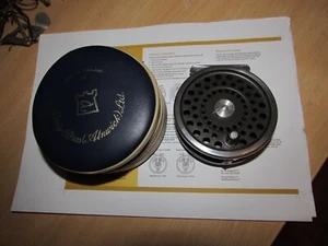 Carrete de pesca con mosca trucha V bueno vintage Hardy alnwick Marquis 8/9 + estuche etc. - Imagen 1 de 20