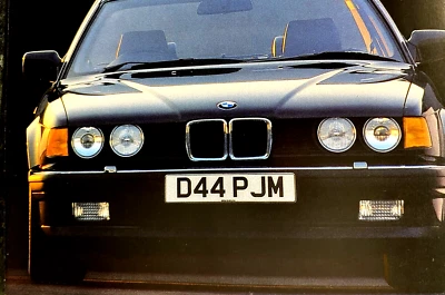 Folheto de vendas BMW 7 Series - 1987 para 730i-735i-735iL em estojo + lista de preços - Imagem 1 de 4