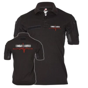 Tactical Poloshirt Einsatzleiter EKG Linie Einsatz Notarzt Rettungsdienst #37656 - Bild 1 von 6