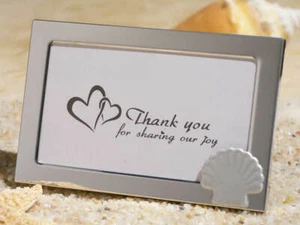 12 PCS Seashell Place card Holder Beach Themed Photo Frame Wedding Favors - Picture 1 of 1