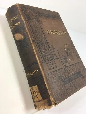 Vintage DICKENS Book 1883 BARNABY RUDGE MYSTERY Illustrated John Alden  - Image 1 of 4