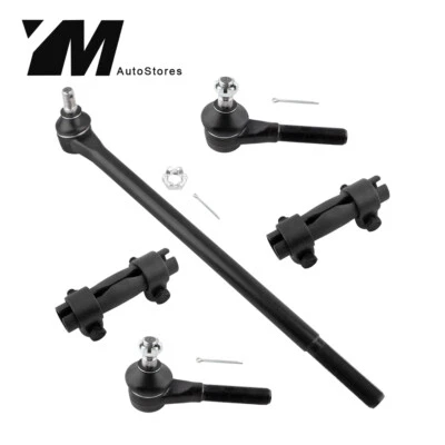 5pc Front Tie Rod Set for 1980 - 1995 Ford Bronco F-350 F-150 F-250 DS1017 - Image 1 of 4