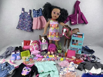 Madame Alexander African American 18" Doll Our Generation Clothes + Accessories - Image 1 of 4