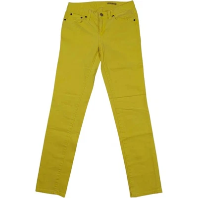 Ralph Lauren - Niña Bowery Vaqueros Ajustados Poni Bolsillo Parche Amarillo - Talla: 14 Foto 1 de 4
