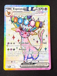 Pokémon Espeon ex 175 Prismatic Evolution Black Star Promo NM - Picture 1 of 10