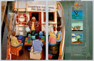 Sega Marine Fishing Sega Dreamcast Game Promo 2001 2Page Advertisement - Picture 1 of 5