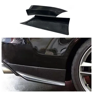 Cubierta de alerón envolvente borde lateral parachoques trasero carbono real Fit Audi A7 S7 RS7 13-2018  - Imagen 1 de 7