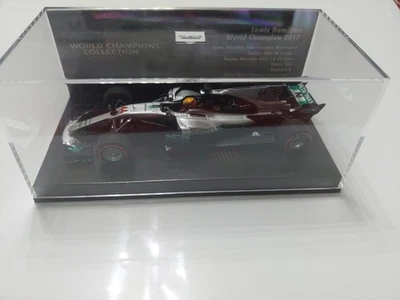 1/43 Minichamps Mercedes W08 AMG F1 #44 2017 Lewis Hamilton World Champion - Image 1 of 4