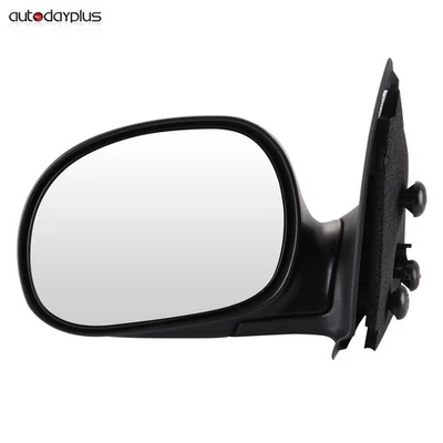 黑色外壳 适合 97 - 04 福特 F150 右乘客侧动力手动折叠镜 — 第 1/4 张图片