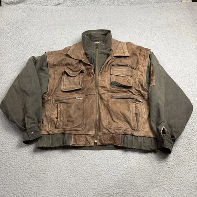 Chaqueta Overland Vintage Para Hombre 40 Cuero Midway Vuelo Bombardero Abrigo Foto 1 de 4