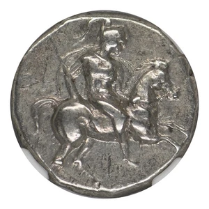 Greece Taras 280-240 BC AR Didrachm NGC Ch VF - Picture 1 of 4