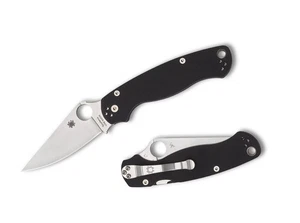 Spyderco Para-Military 2 S45VN Black G10 PlainEdge EDC-Taschenmesser - 01SP674 - Bild 1 von 4