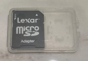Lexar Micro SD Memory Card Adapter in Case - Free Shipping - Picture 1 of 2