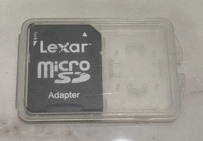 Lexar Micro SD Memory Card Adapter in Case - Free Shipping - Image 1 of 2