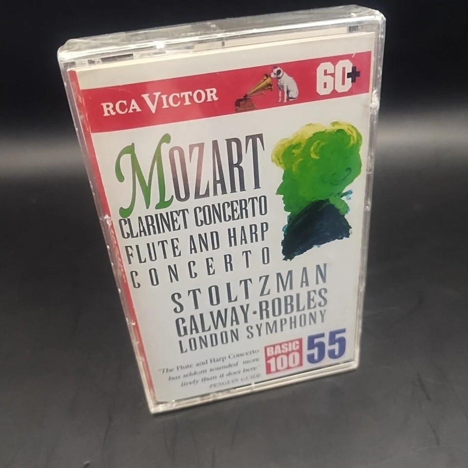 Mozart Clarinet & Flute/Harp Concertos  RCA Victor New Sealed Cassette  - Image 1 of 4