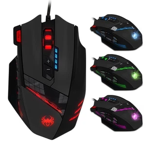 Professiona Wired Gaming Mouse,4800 DPI,12 Programmable Buttons,Weight Tuning... - Picture 1 of 7