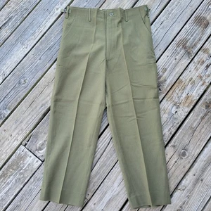 Vtg NOS M-1951 Military Wool Field Trousers Pants Cold Weather Sz Short Medium - Picture 1 of 11
