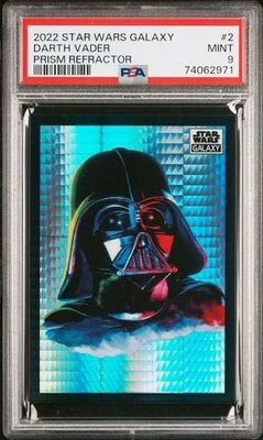 2022 Star Wars Galaxy Darth Vader Prism Refractor /75 PSA 9 #2 - Image 1 of 2