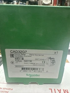 Relé de control Schneider Electric CAD32G7 TeSys bobina 120V nuevo - Imagen 1 de 1