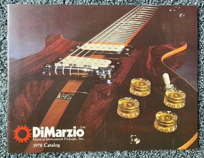Original 1978 DiMarzio Pickups  Catalog-20 Pgs-Artists, Pickups & Specs-MINT!!! - Image 1 of 4
